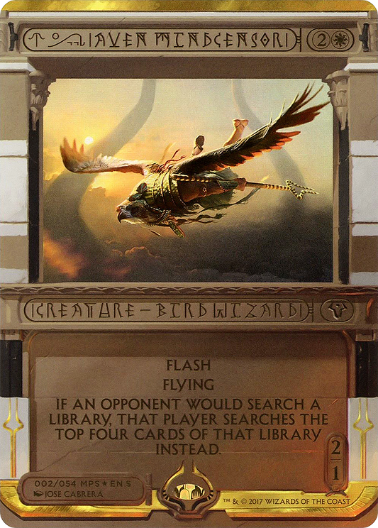 Aven Mindcensor (MPS2-002) - Amonkhet Invocations Foil