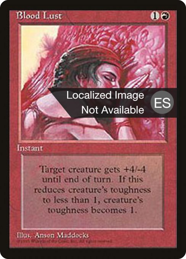 Blood Lust (4BB-178) - Fourth Edition Foreign Black Border