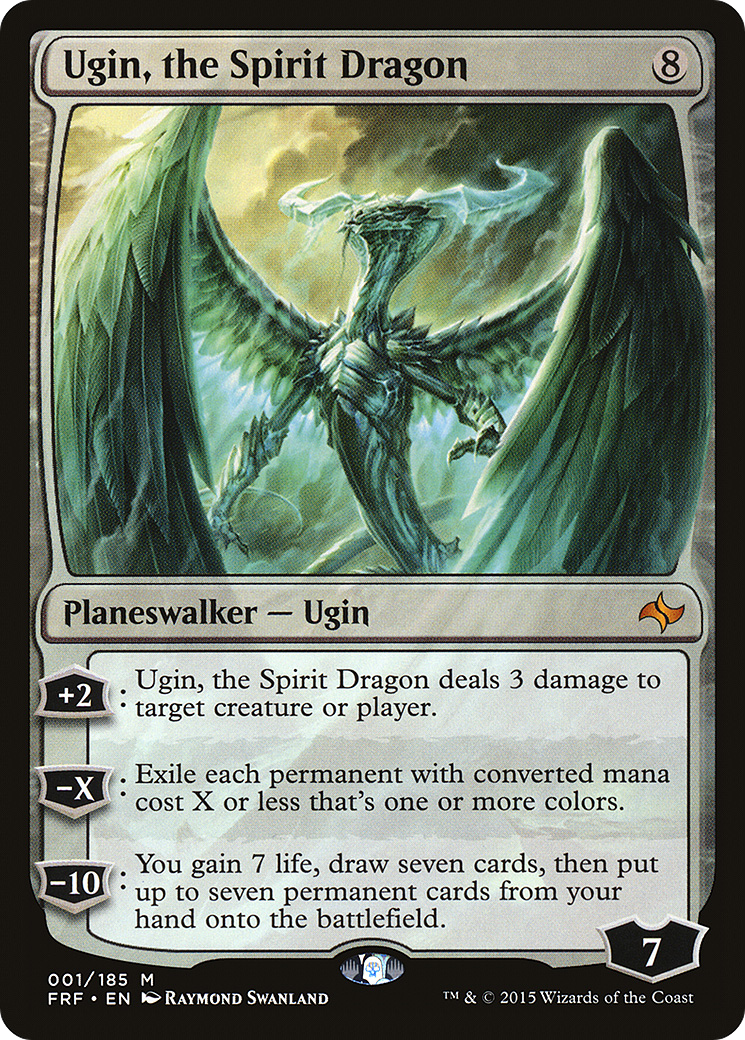 Ugin, the Spirit Dragon (FRF-001) - Fate Reforged Foil