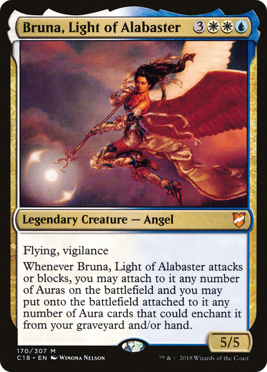 Bruna, Light of Alabaster (C18-170) - Commander 2018