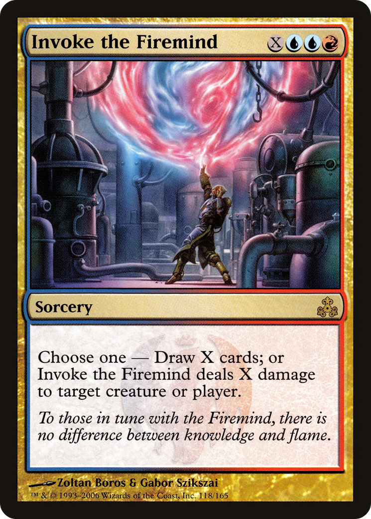 Invoke the Firemind (GPT-118) - Guildpact