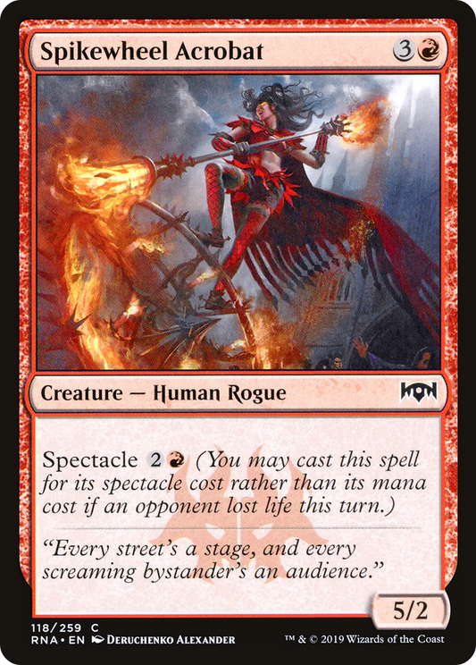 Spikewheel Acrobat (RNA-118) - Ravnica Allegiance Foil