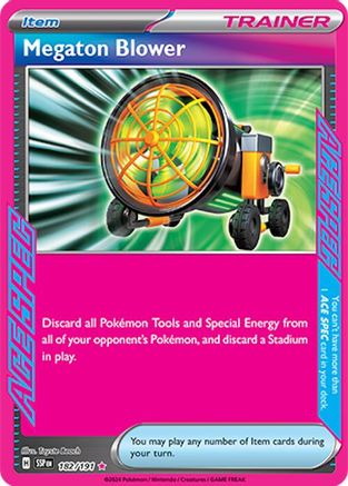Megaton Blower (182/191) - SV08 Surging Sparks Holofoil - ACE SPEC Rare