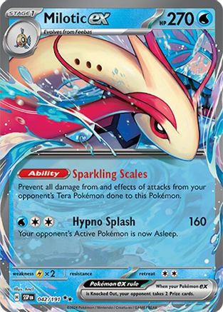 Milotic ex (42/191) - SV08 Surging Sparks Holofoil - Double Rare