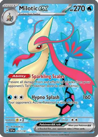 Milotic ex (217/191) - SV08 Surging Sparks Holofoil - Ultra Rare