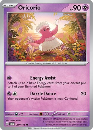 Oricorio (89/191) - SV08 Surging Sparks  - Common