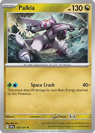 Palkia - 136/191 - SV08 Surging Sparks Holofoil