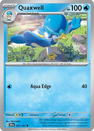 Quaxwell (51/191) - SV08 Surging Sparks Reverse Holofoil - Common