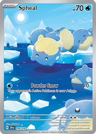 Spheal - 199/191 199 - SV08 Surging Sparks Holofoil