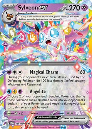 Sylveon ex (86/191) - SV08 Surging Sparks Holofoil - Double Rare