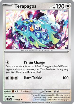 Terapagos 161 - SV08 Surging Sparks Reverse Holofoil