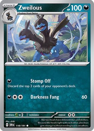 Zweilous (118/191) - SV08 Surging Sparks  - Common
