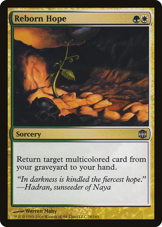 Reborn Hope (ARB-076) - Alara Reborn Foil