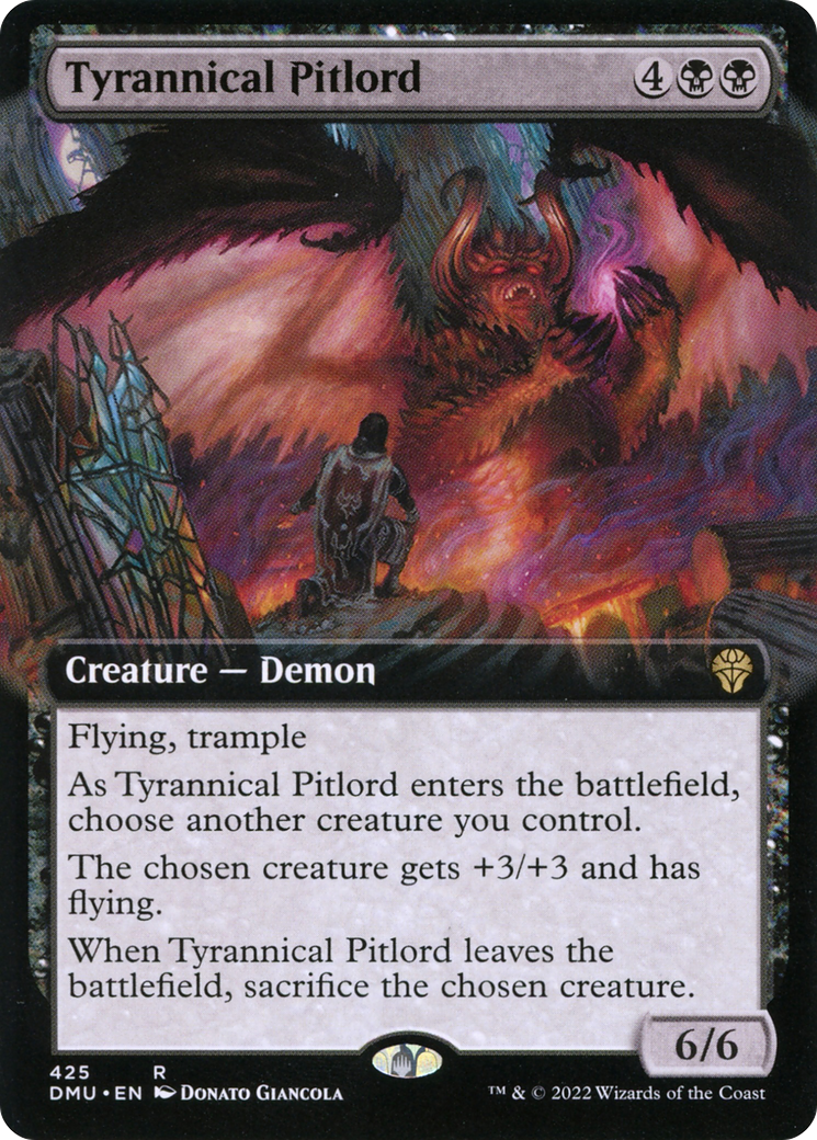 Tyrannical Pitlord (DMU-425) - Dominaria United: (Extended Art)