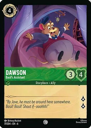 (77/204) Dawson - Basil's Assistant - Azurite Sea Cold Foil