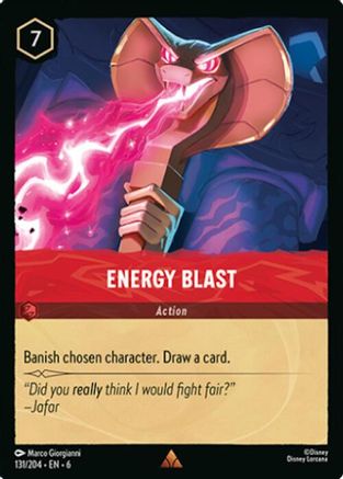 (131/204)  Energy Blast - Azurite Sea  Cold Foil