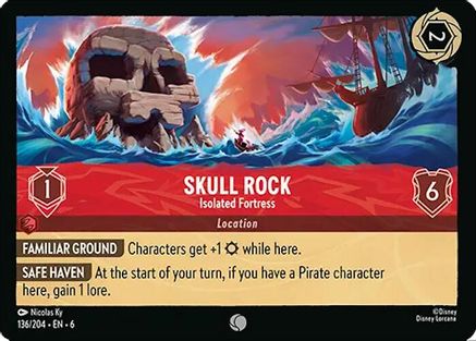 (136/204)  Skull Rock - Isolated Fortress - Azurite Sea  Normal