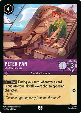 Peter Pan - Shadow Catcher (58/204) - Azurite Sea