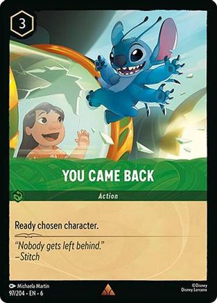 (097/204)  You Came Back - Azurite Sea  Normal