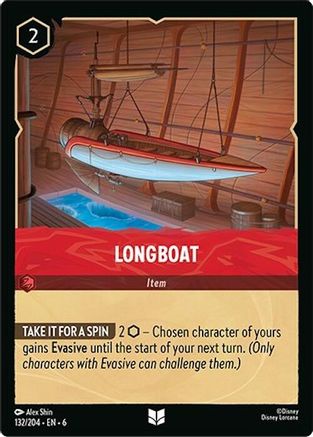 (132/204)  Longboat - Azurite Sea  Cold Foil