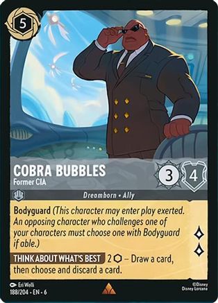 Cobra Bubbles - Former CIA (188/204) - Azurite Sea Cold Foil