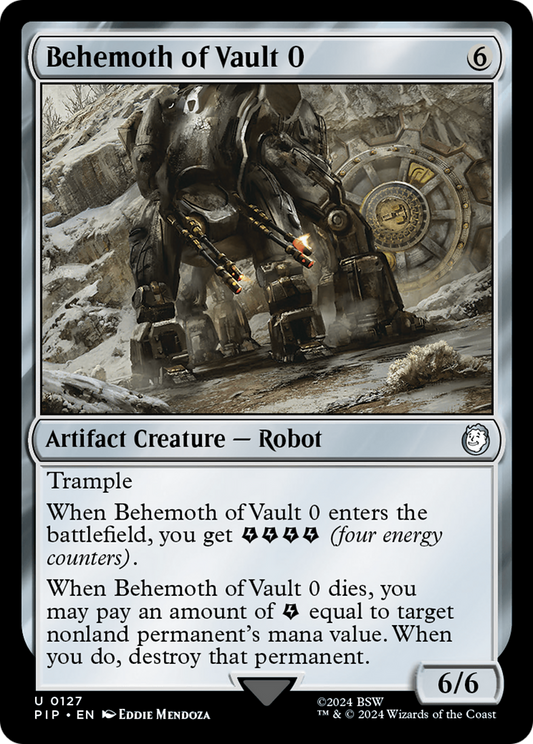 Behemoth of Vault 0 (PIP-127) - Fallout