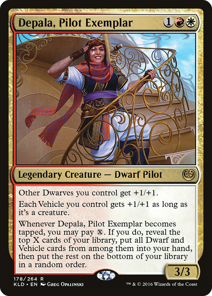 Depala, Pilot Exemplar (KLD-178) - Kaladesh Foil