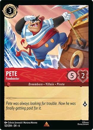 (122/204)  Pete - Freebooter - Azurite Sea  Cold Foil