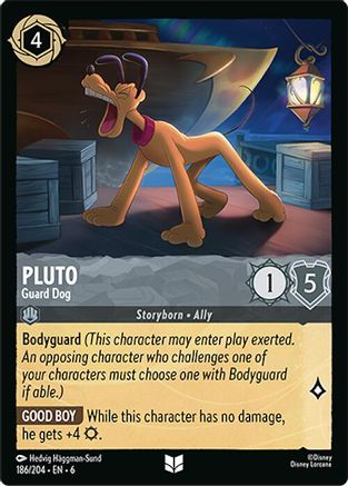 (186/204)  Pluto - Guard Dog - Azurite Sea  Cold Foil
