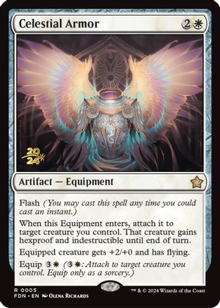 Celestial Armor (-005) - Prerelease Cards Foil