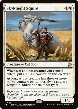 Skyknight Squire (-023) - Prerelease Cards