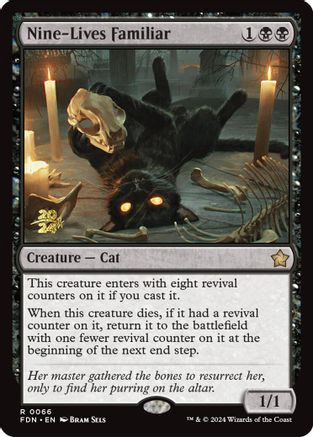 Nine-Lives Familiar (-066) - Prerelease Cards