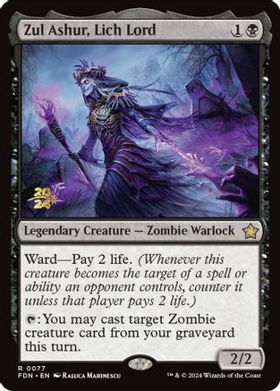 Zul Ashur, Lich Lord (-077) - Prerelease Cards Foil