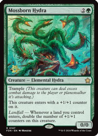 Mossborn Hydra (-107) - Prerelease Cards Foil