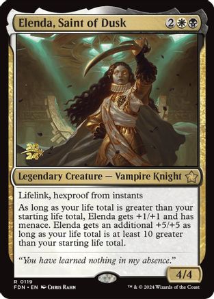 Elenda, Saint of Dusk (-119) - Prerelease Cards Foil