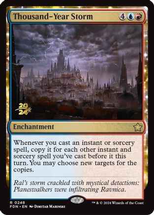 Thousand-Year Storm (FDN) (-248) - Prerelease Cards Foil