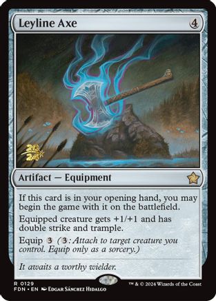 Leyline Axe (-129) - Prerelease Cards