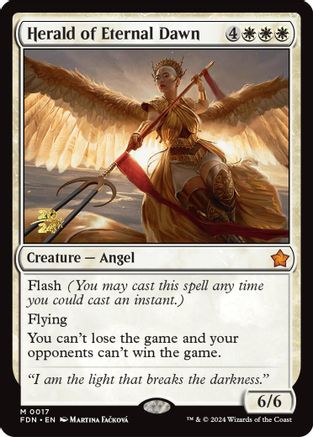 Herald of Eternal Dawn (-017) - Prerelease Cards