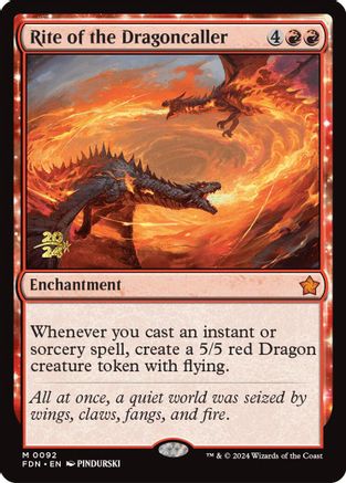 Rite of the Dragoncaller (-092) - Prerelease Cards