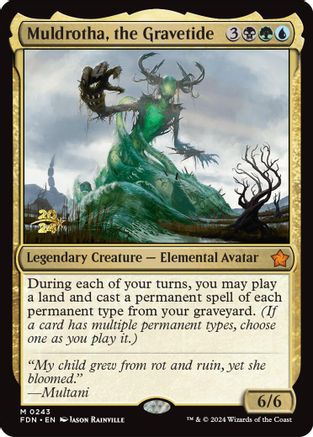 Muldrotha, the Gravetide (FDN) (-243) - Prerelease Cards