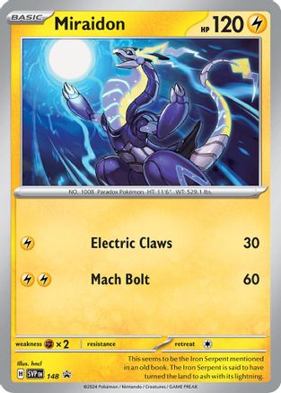 Miraidon (148) - SV Scarlet & Violet Promo Cards Holofoil - Promo