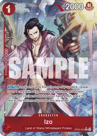 (OP03-003) Izo (OP03-003) (Full Art) - Premium Booster -The Best- Foil