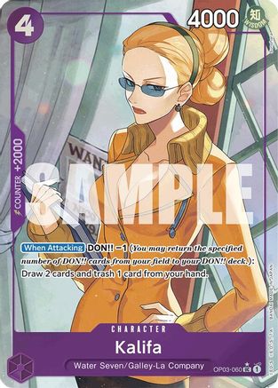 (OP03-060) Kalifa (Full Art) - Premium Booster -The Best- Foil