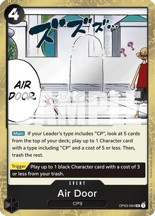 (OP03-094) Air Door (Jolly Roger Foil) - Premium Booster -The Best- Foil