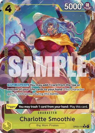 (OP03-110) Charlotte Smoothie (Full Art) - Premium Booster -The Best- Foil