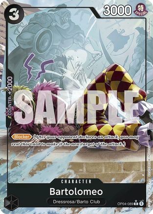 (OP04-089) Bartolomeo (OP04-089) (Full Art) - Premium Booster -The Best- Foil
