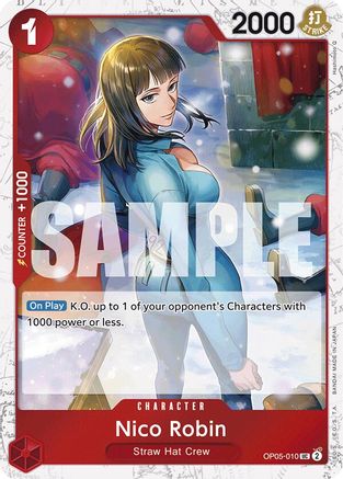 (OP05-010) Nico Robin (Jolly Roger Foil) - Premium Booster -The Best- Foil