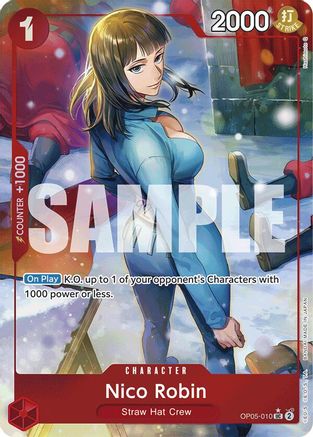 (OP05-010) Nico Robin (Full Art) - Premium Booster -The Best- Foil
