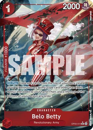 (OP05-015) Belo Betty (Full Art) - Premium Booster -The Best- Foil