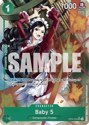 (OP04-032) Baby 5 (OP04-032) (Full Art) - Premium Booster -The Best- Foil